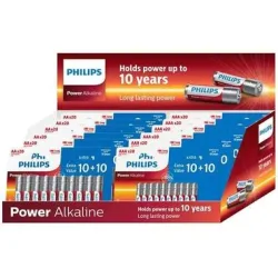 Philips Batterie Power Alkaline Pack 120 x AA, 120 x AAA , 240 Stück
