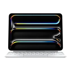 Apple - Kabellose Tastatur, Magic Keyboard for iPad Pro 11‑inch (M4), Weiss
