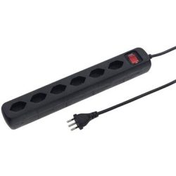 Steba Power Easy Steckdosenleiste Schwarz | 6x Typ 13 | 1.5 m