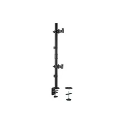 Kensington Vertikaler Dual Monitorarm bis 9 kg – Schwarz