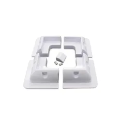 Swaytronic Montagekit Solar-System ABS, Weiss, 5-teilig