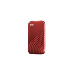 Western Digital - My Passport 1 TB Rot, Rot Bunt, 1 TB
