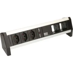 Bachmann Tischsteckdosenleiste DESK 1 3x T13, 2x ABD