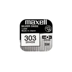 Maxell Knopfzelle 303 SR44SW , 10 Stück