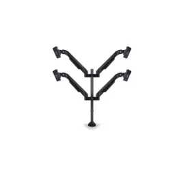Multibrackets Tischhalterung Gas Lift Arm Quad bis 21 kg – Schwarz
