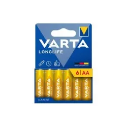 Varta Batterie Longlife AA , 6 Stück