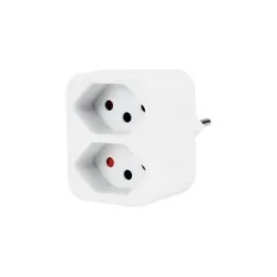 STEFFEN Mehrfachadapter 2x T13, Weiss