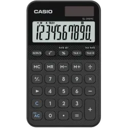 Casio Taschenrechner Schwarz Display (Stellen): 10 (L x B x H) 118 x 70 x 8.6 mm