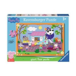 Ravensburger Kinderpuzzle 03141 - Peppa Pigs Clubhouse - Bodenpuzzle mit 24 großen Puzzleteilen, für Peppa Wutz-Fans ab 3 Jahren