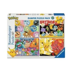 undefined, Ravensburger Puzzle Pokemon 4 x 100 Teile