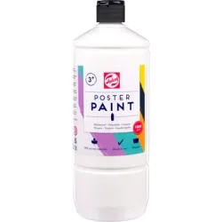 TALENS Plakatfarbe 1000ml 36711001 weiss