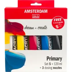 Amsterdam Acrylfarbe-Set | 5 × 120 ml