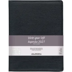 AURORA Agenda Finesse PAW Perl 2027 2718P 1W/2S schwarz ML 21x27cm