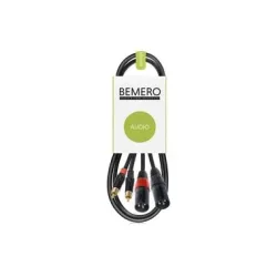 Bemero Audio-Verbindungskabel BAC2545-75BK Schwarz