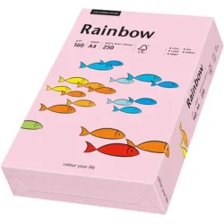 RAINBOW Papier hellrosa/54 A4 88042527 FSC, 160g 250 Blatt