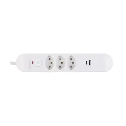 FURBER.power Steckdosenleiste Tuttovario 3 x T13, 1 x USB C, 1 x USB A