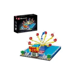 Mould King Dolphin Spin Ride Elektrisches Ozean-Themen-Karussell