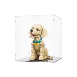 iDisplayit Acryl-Display für LEGO 11384 Golden Retriever Welpe