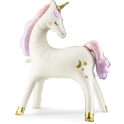 PARTYDECO Folienballon 95x86cm FB247 Einhorn