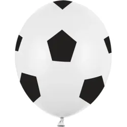 Sombo - Luftballon, 6 Stück, Football, 30cm, Zweifarbig