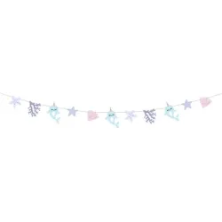 PARTYDECO Girlande 1m GL17 Narwal