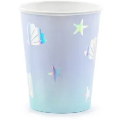 PARTYDECO Becher 220ml KPP55-EU1 Narwal 6 Stück
