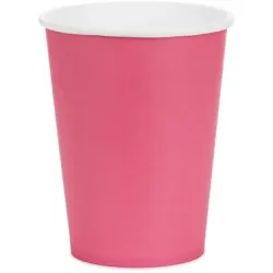 PARTYDECO Becher 250ml KPP90-006-EU dunkelrosa 6 Stück