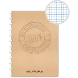 ADOC Spiralbuch BIO A4 6055.150 braun, kariert 72 Blatt