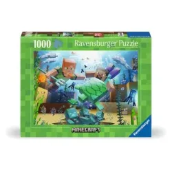 Erwachsenenpuzzle 1000 Teile - Minecraft Mosaic
