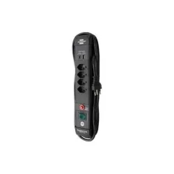 Brennenstuhl Premium-Line 4-fach USB-C PD 30W USB-A 18W Schwarz 3 m