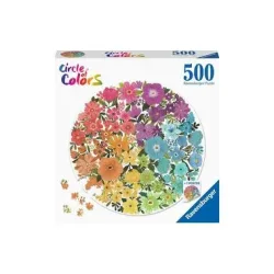 Ravensburger - Circle of Colors - Blumen, 500 Teile, Multicolor