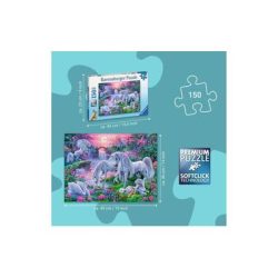 Puzzle Einhörner im Abendrot