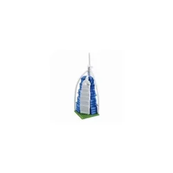 BRIXIES Bausteinmodell Burj Al Arab aus 355 Bausteinen