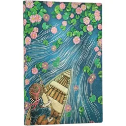 PAPERBLANKS Notizbuch liniert Mini FB1552-0 Fluss d. Lotusblüten 104 Blatt