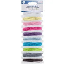 GLOREX Baumwollkordeln 10x3m 61630361 assortiert