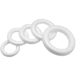 Glorex Styropor-Halbring | ⌀ 20 cm