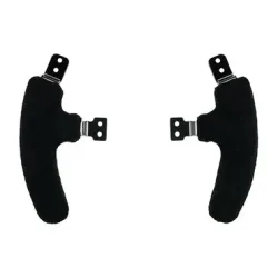 Asetek Racing Handle Wildleder, Schwarz