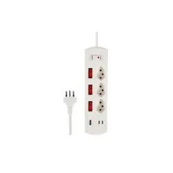 SCHOENENBERGER PRINCIPIO+ Steckdosenleiste, 2 m