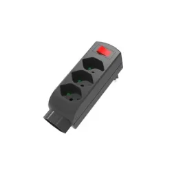 Schönenberger Abzweigstecker 4xT13 mit Schalter