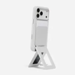 MOFT Snap Tripod Stand und Wallet MOVAS Misty Cove Stativständer & Etui – Handyhülle/Handy Tasche – weiss