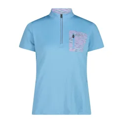CMP - T-Shirt mit halbem Reißverschluss,, für Damen, Größe 2XS