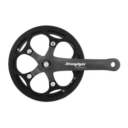 Straßenpedal mit Gehäuse für Antrieb ohne Kettenspanner Stronglight Impact S 46Dts 8V. 170 mm