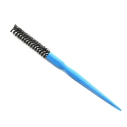 Keller Föhnwellbürste blau mit Abteilspitze 18 mm