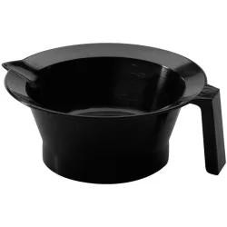 Comair F&auml;rbeschale mit Griff schwarz 200 ml