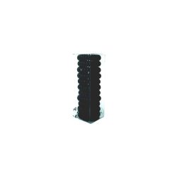 A&A Haargummi schwarz 3,8 cm Telefonkabel 11er