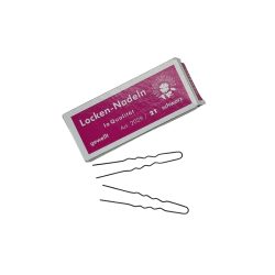 Lockennadeln 45x0,6mm schwarz 45er Kästchen