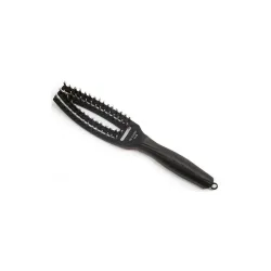 Olivia Garden Fingerbrush Care Iconic Boar & Nylon Full Black Haarb&uuml;rste schwarz S