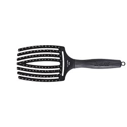 Olivia Garden Fingerbrush Care Iconic Boar & Nylon Full Black Haarb&uuml;rste schwarz L