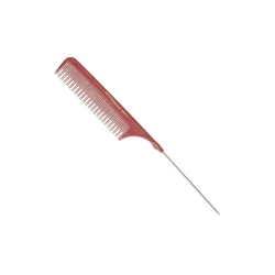 Hercules Sägemann Carbon C21 rot Toupier-Nadelstielkamm 8,75