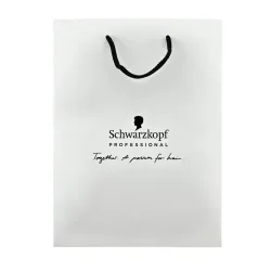 Schwarzkopf Papiertragetasche Weiss 50 Stück